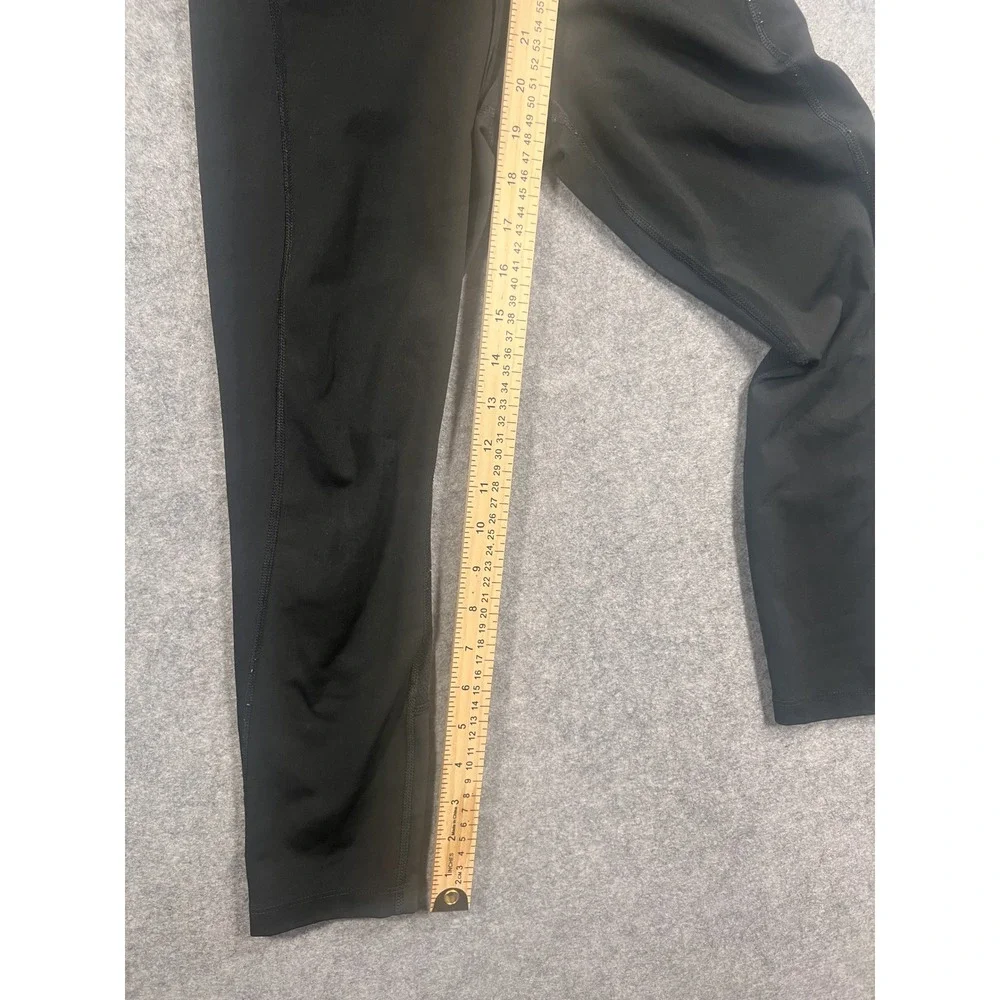 Nike Dri-FIT Running Leggings XS Black Mesh‎ Panels Pocket